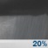 Tonight: A slight chance of showers before midnight.  Mostly cloudy, with a low around 54. South wind around 6 mph becoming calm  after midnight.  Chance of precipitation is 20%.